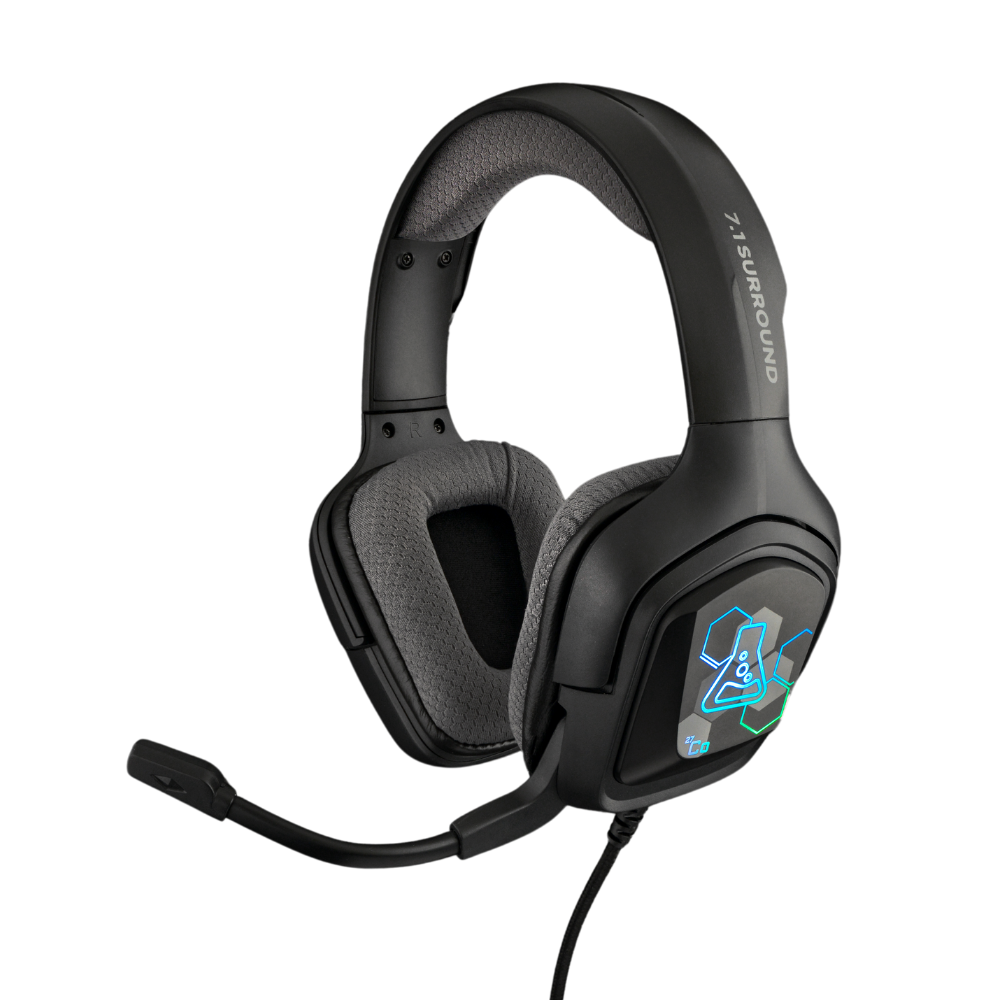 Casque gamer p - The G-LAB - Korp Cobalt 7.1 noir