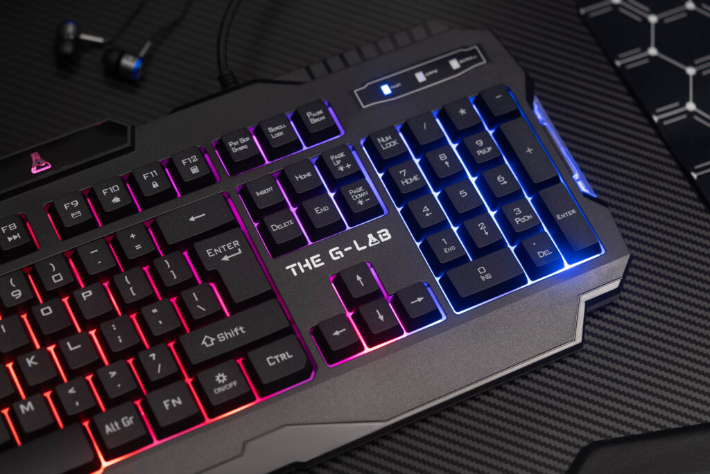 Un Clavier multicolore 
conçu pour gagner
