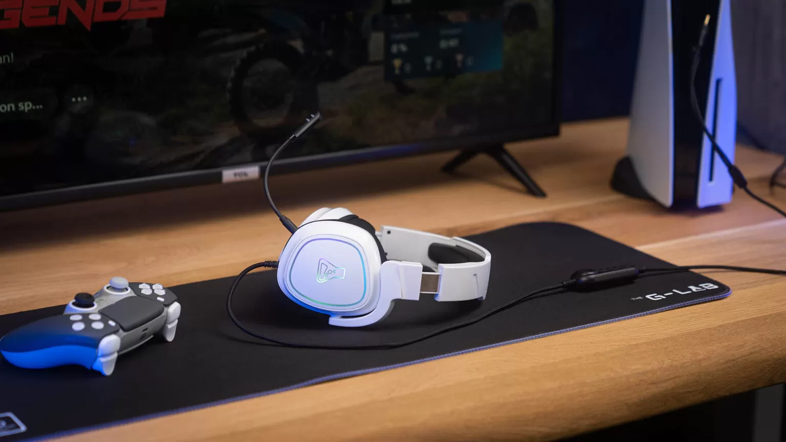 casque gaming Korp Radium Blanc