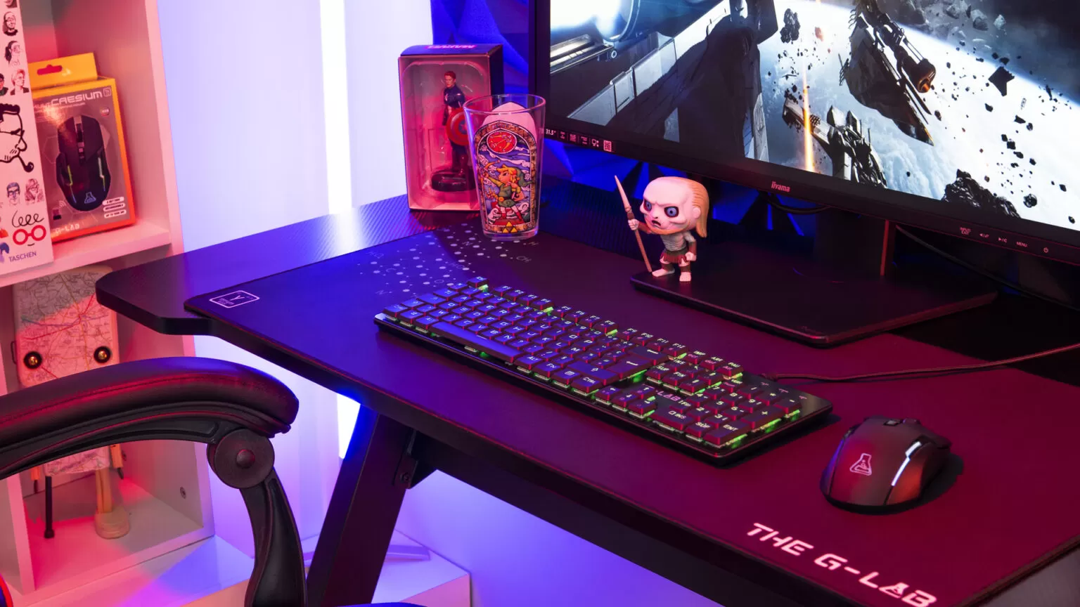 Souris gaming sans fil - The G-LAB - Kult Caesium.