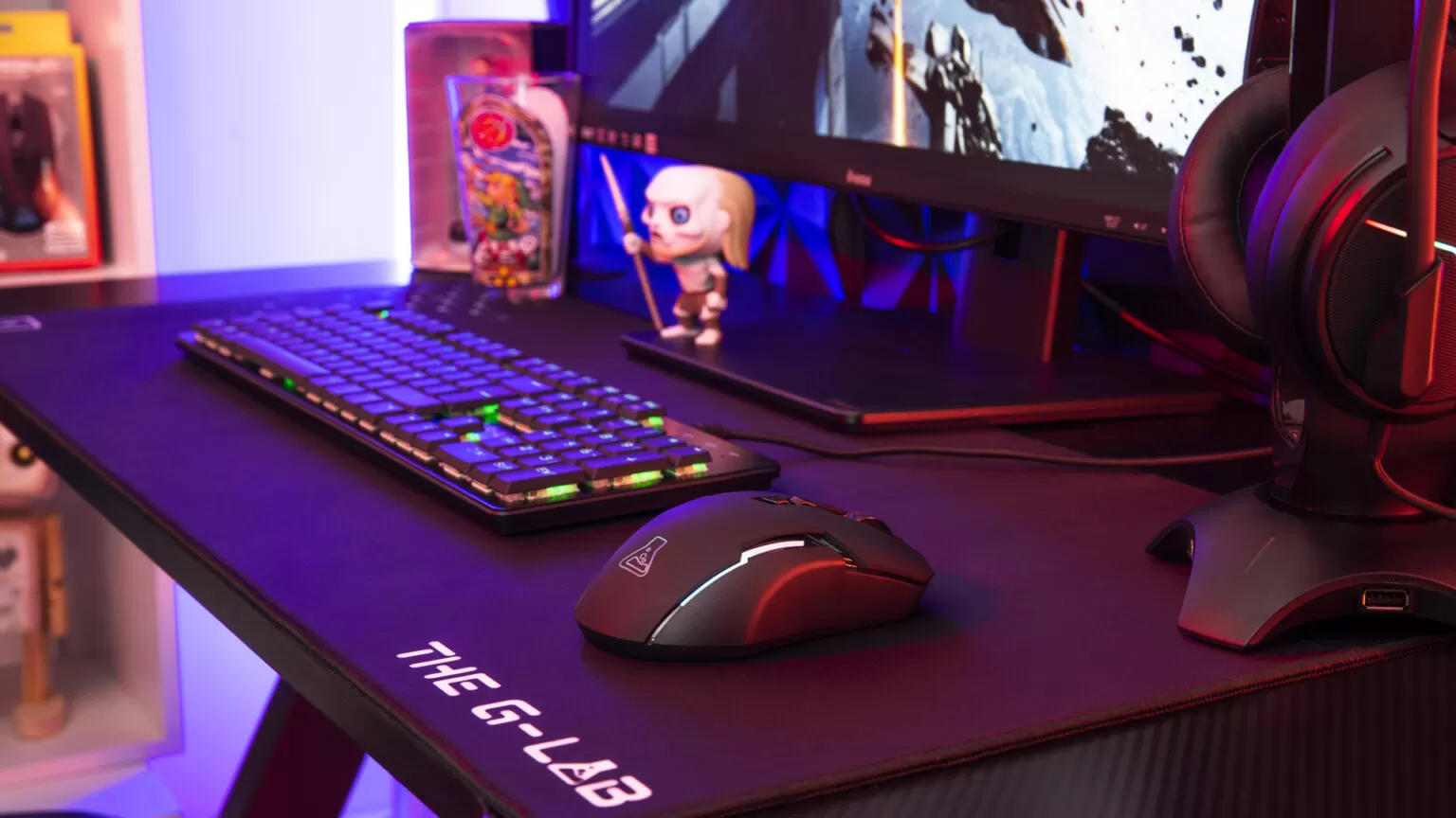 Souris gaming sans fil - The G-LAB - Kult Caesium.