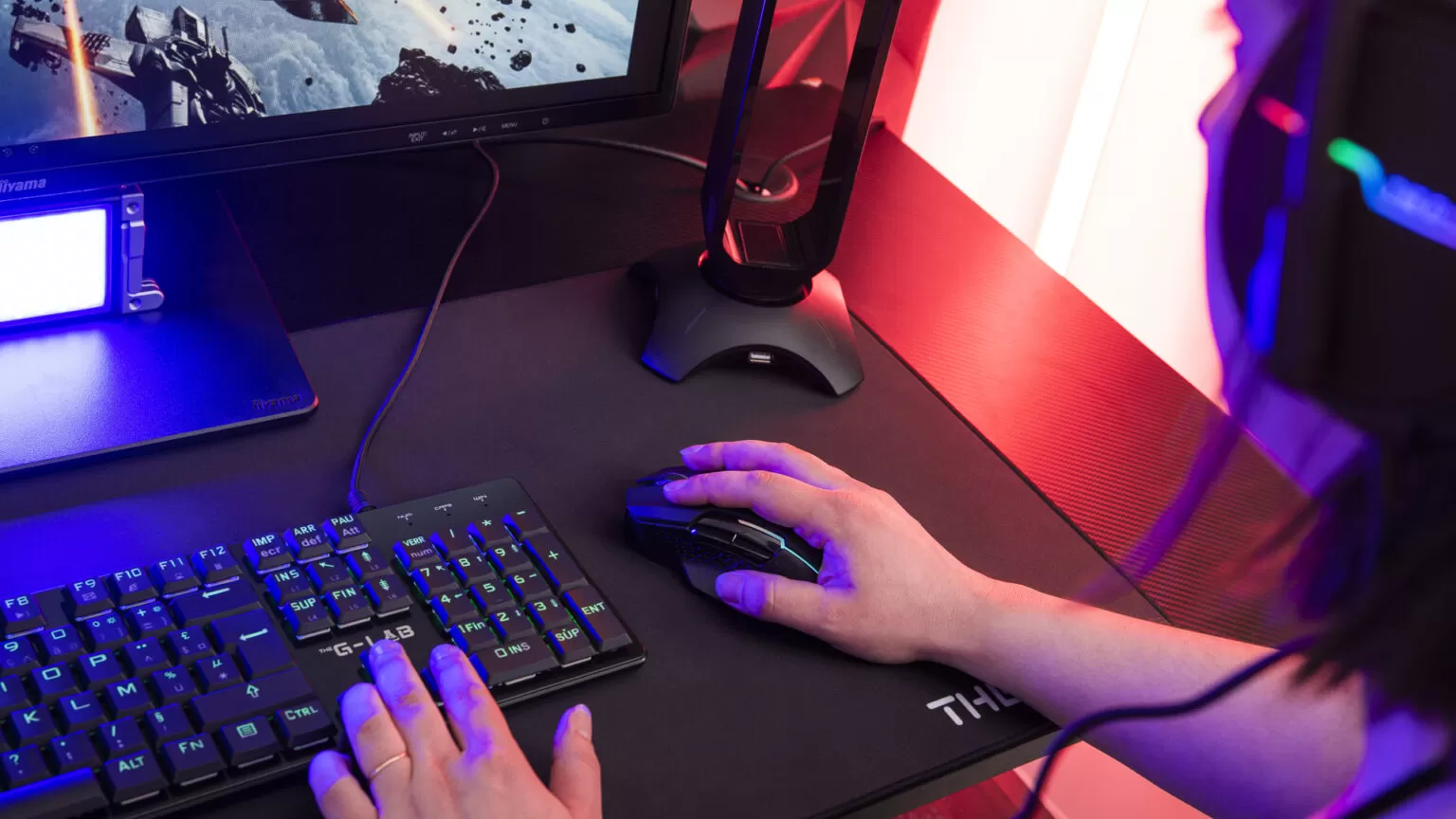 Souris gaming sans fil - The G-LAB - Kult Caesium.