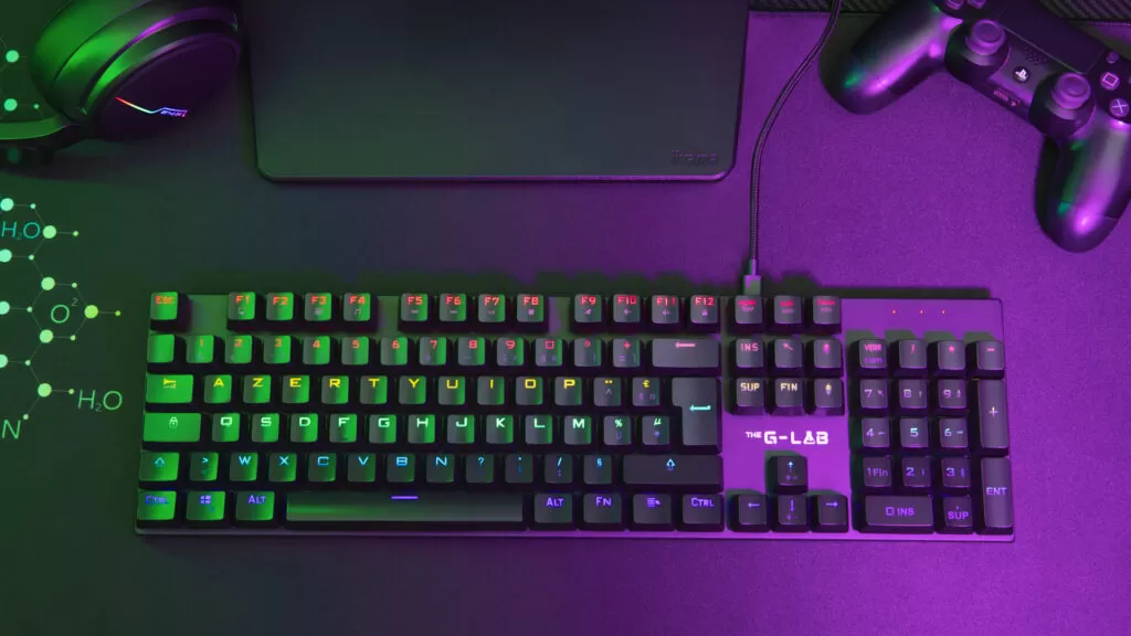 Clavier gaming mécanique - The G-LAB - Keyz Carbon EX