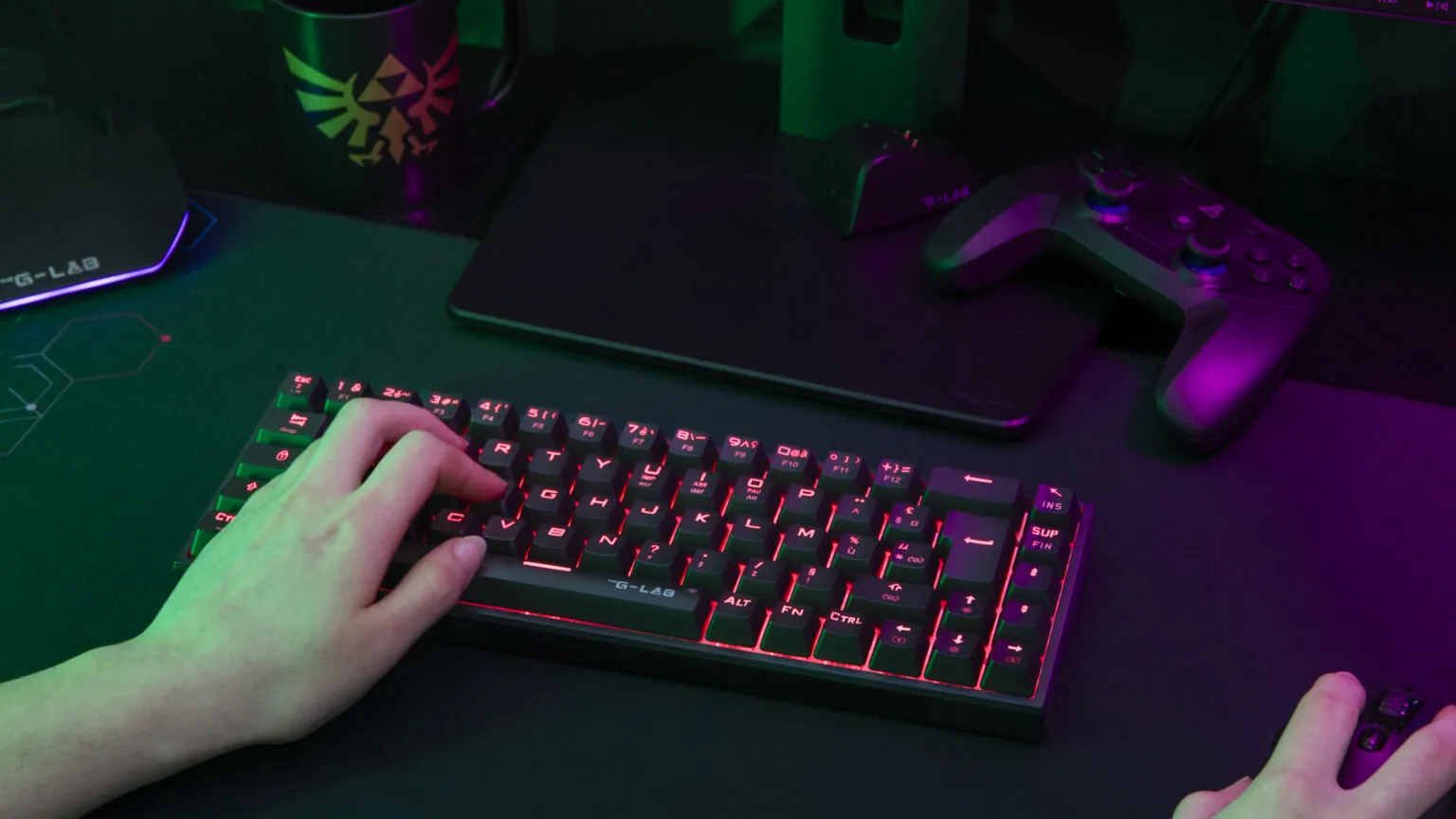 Clavier gaming 65% mécanique sans fil - The G-LAB