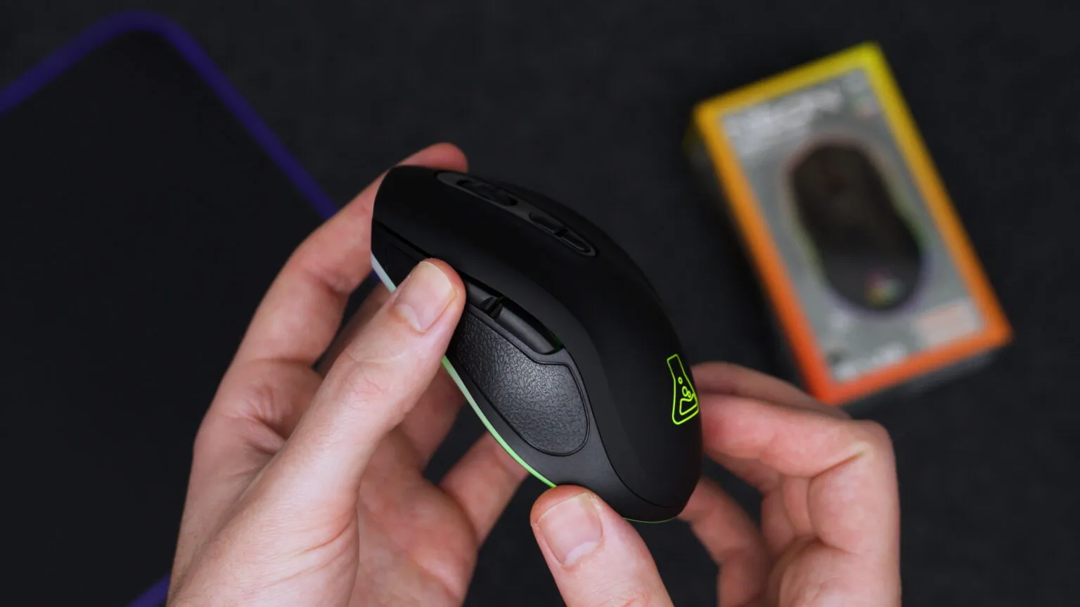 Souris gamer sans fil -The G-Lab-Kult Néon