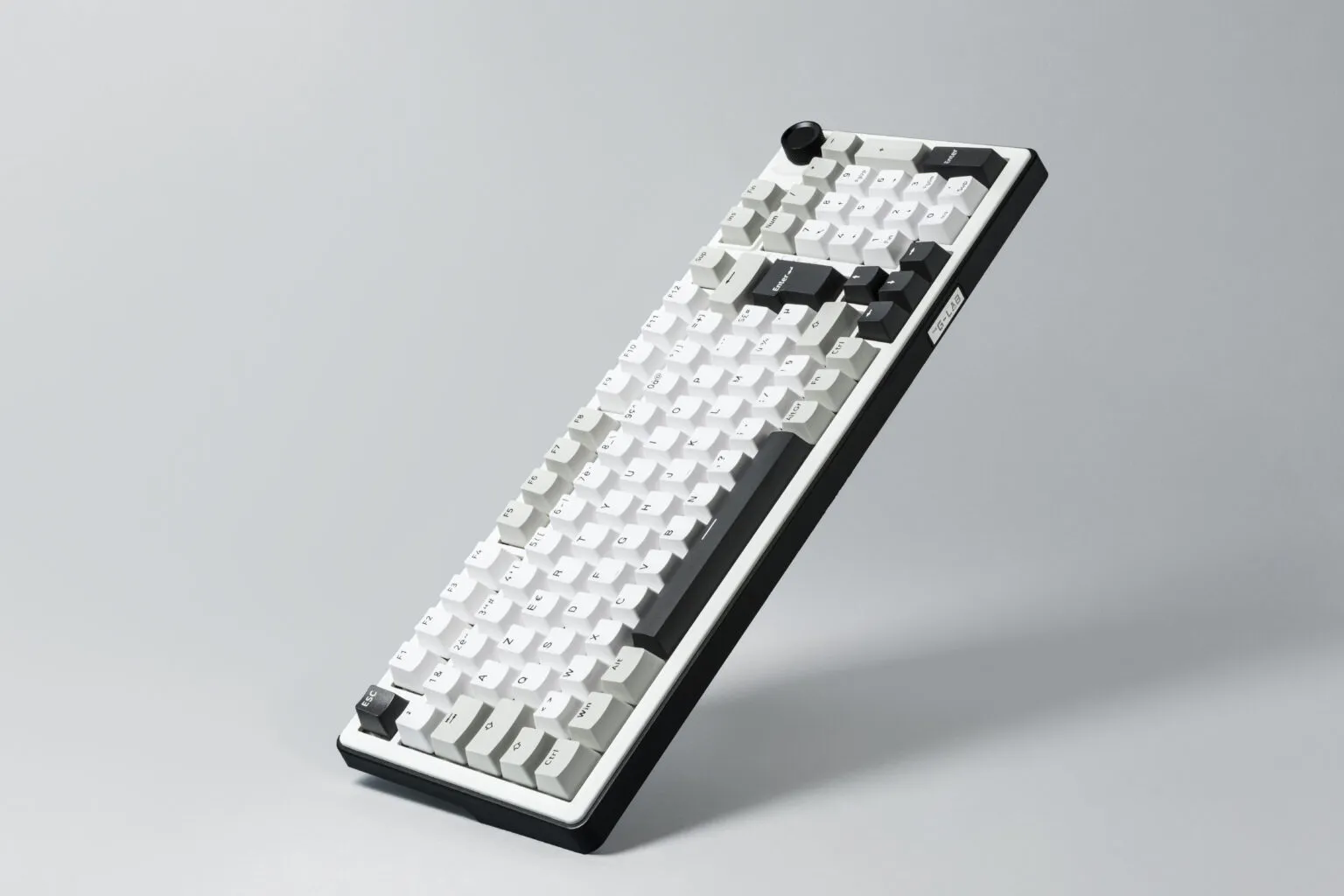 The G-Lab KEYZ Elite 400 WG - Clavier Gamer sans Fil, Tri Mode 2.4 Ghz/Bluetooth/Filaire - Clavier Mécanique Hot Swap, Switch Pré-lubrifié, Gasket 5 Couches, RGB+Macro - AZERTY FR - Windows/Mac