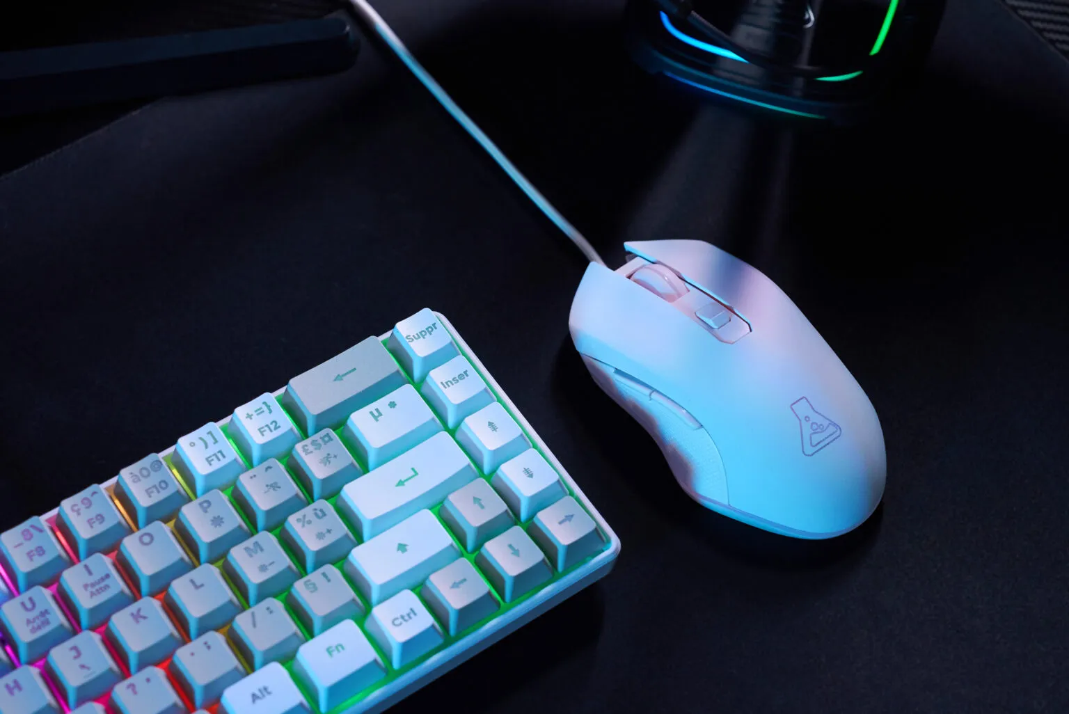 Pack clavier souris gamer - The G-Lab - Combo Hydrogen