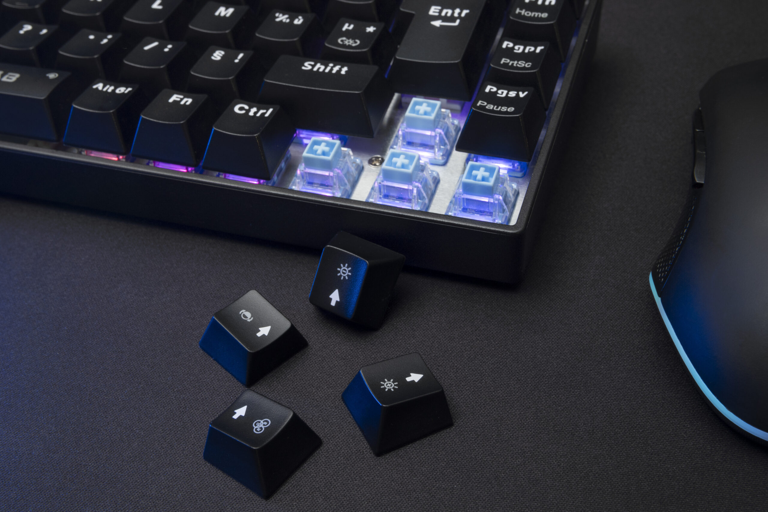 The G-Lab - Keyz Titanium HE - Clavier Gamer 65% Switch Magnétique Hot Swap