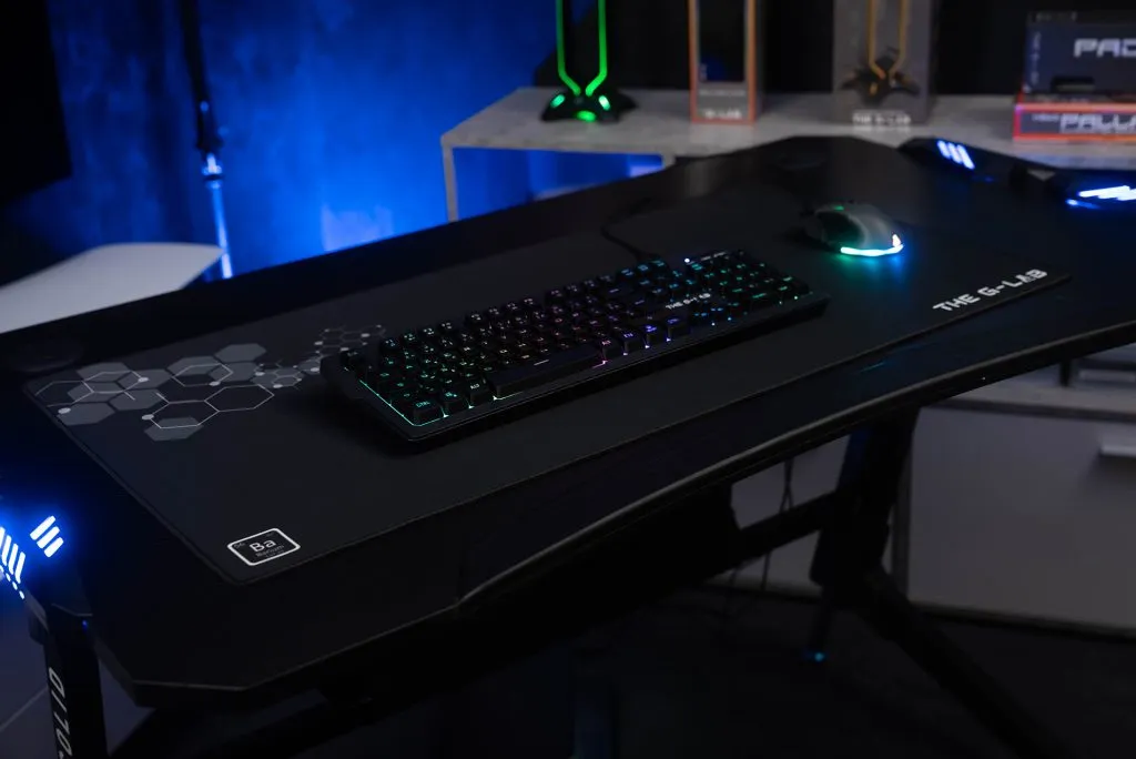 Grand Tapis de Souris Gamer - The G-LAB - Pad Barium