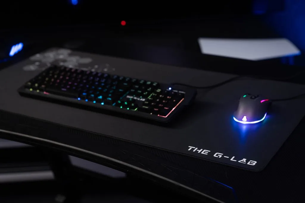 Grand Tapis de Souris Gamer - The G-LAB - Pad Barium