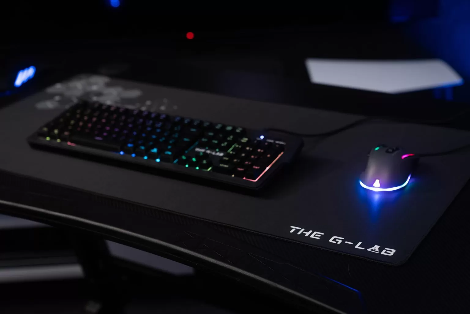 Grand Tapis de Souris Gamer - The G-LAB - Pad Barium