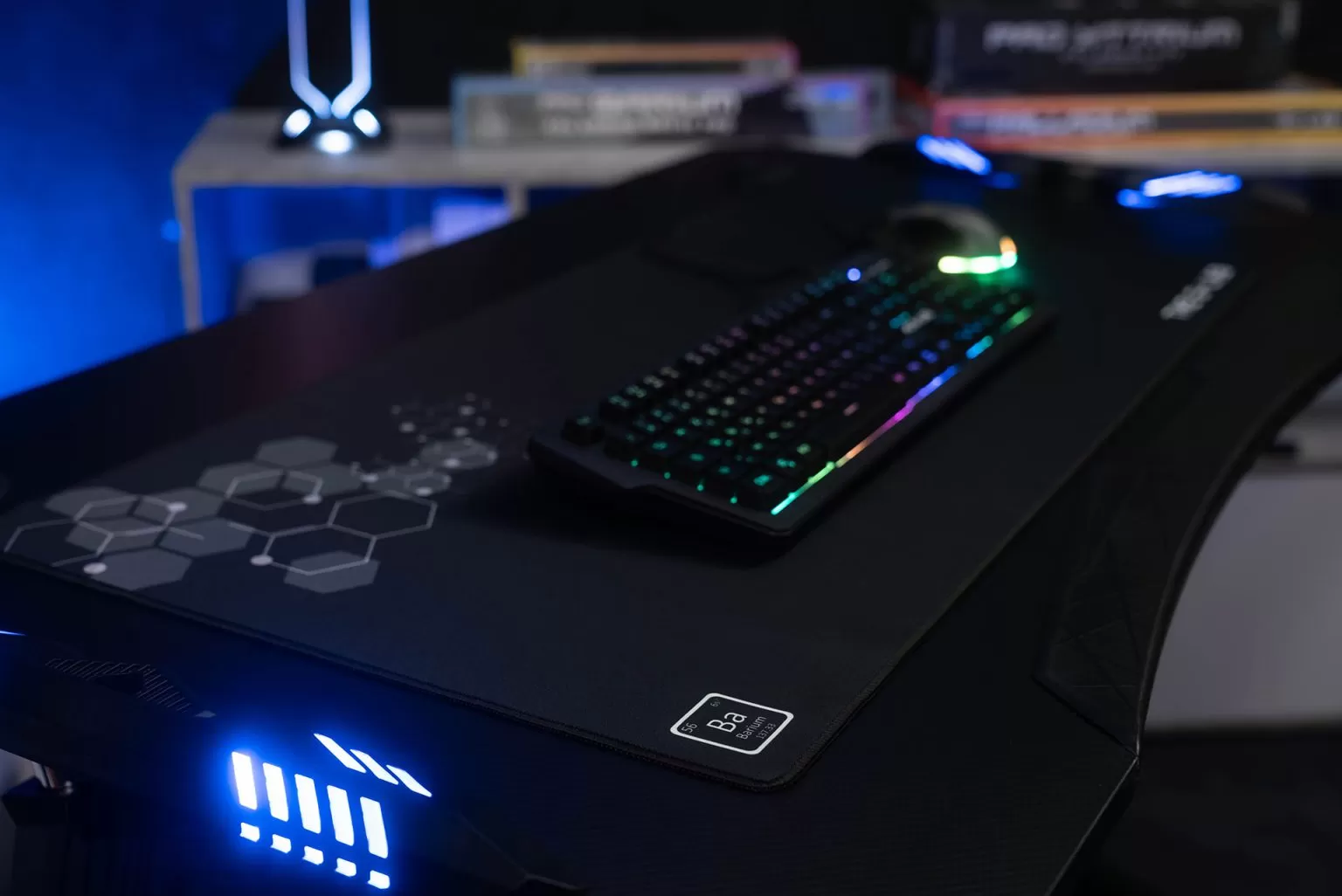 Grand Tapis de Souris Gamer - The G-LAB - Pad Barium