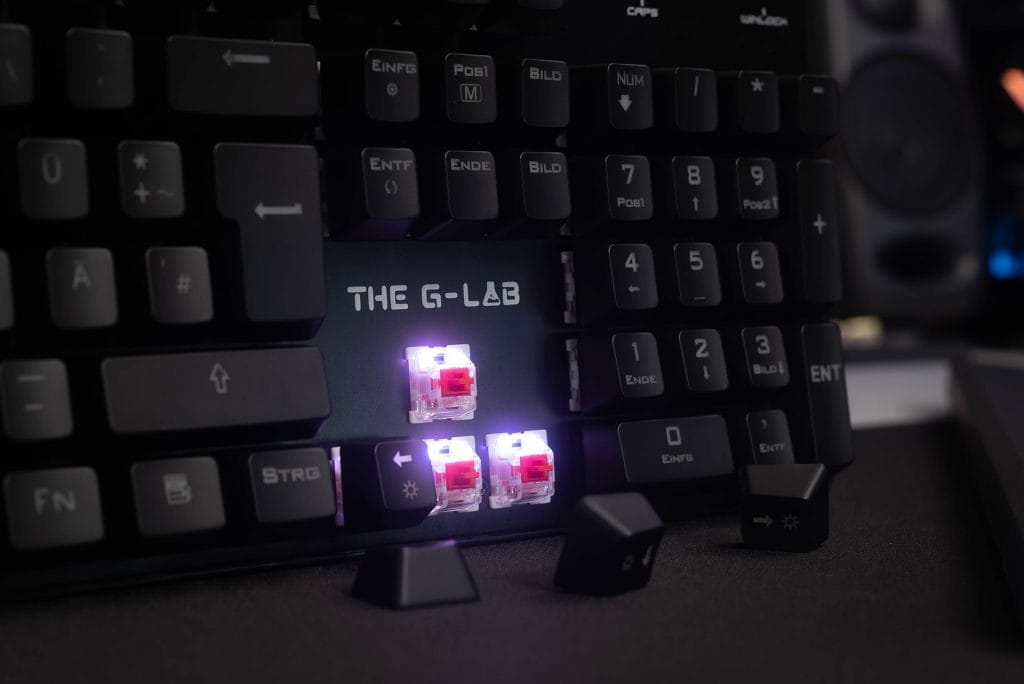 Clavier gaming mécanique - The G-LAB - Keyz Rubidium