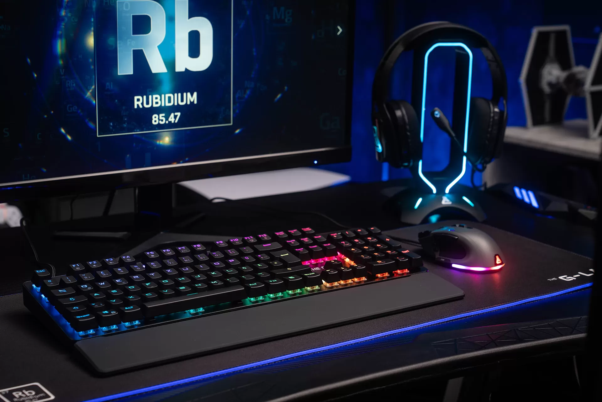 Clavier gaming mécanique - The G-LAB - Keyz Rubidium